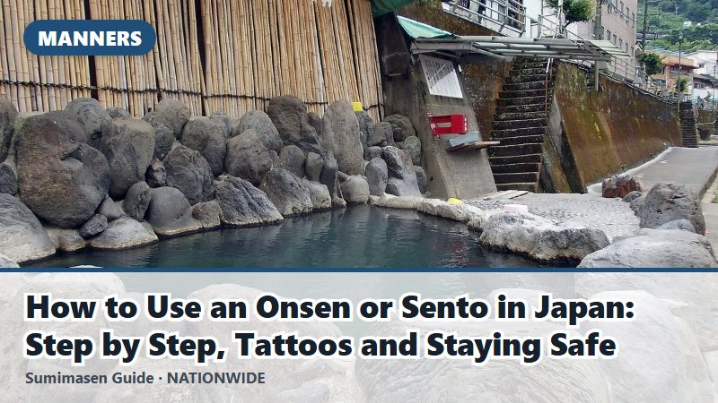 How to Use an Onsen or Sento in Japan: Step by Step, Tattoos and Staying Safe