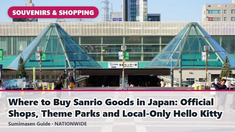 Where to Buy Sanrio Goods in Japan: Official Shops, Theme Parks and Local-Only Hello Kitty