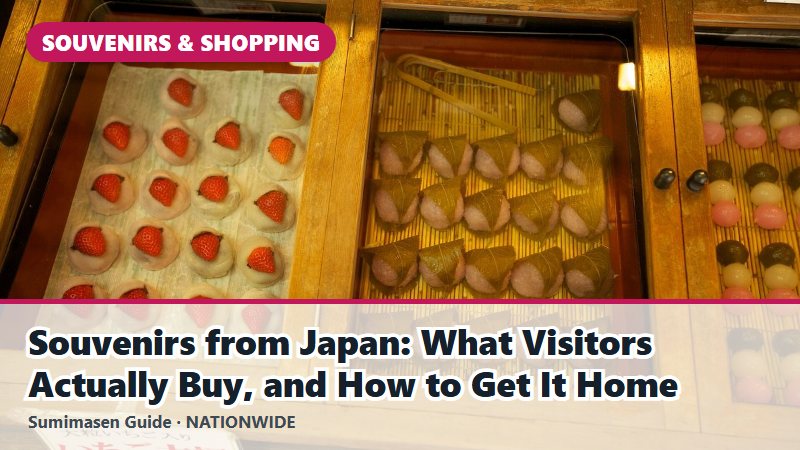 Souvenirs from Japan: What Visitors Actually Buy, and How to Get It Home
